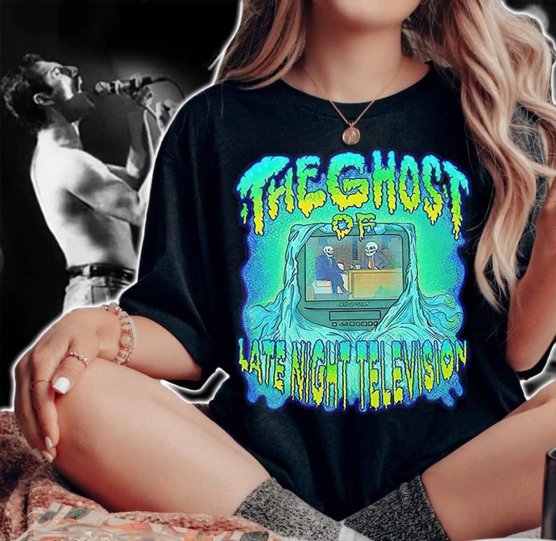 Original the ghost of late night television shirt woman shirt