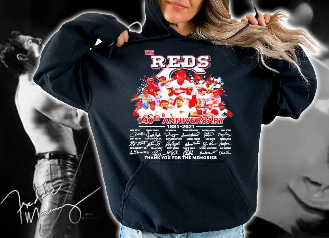 The Reds 140th anniversary 1881-2021 signature shirt