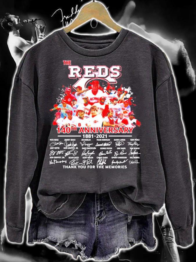 The Reds 140th anniversary 1881-2021 signature shirt