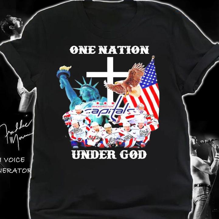 Washington Capitals one nation under god shirt
