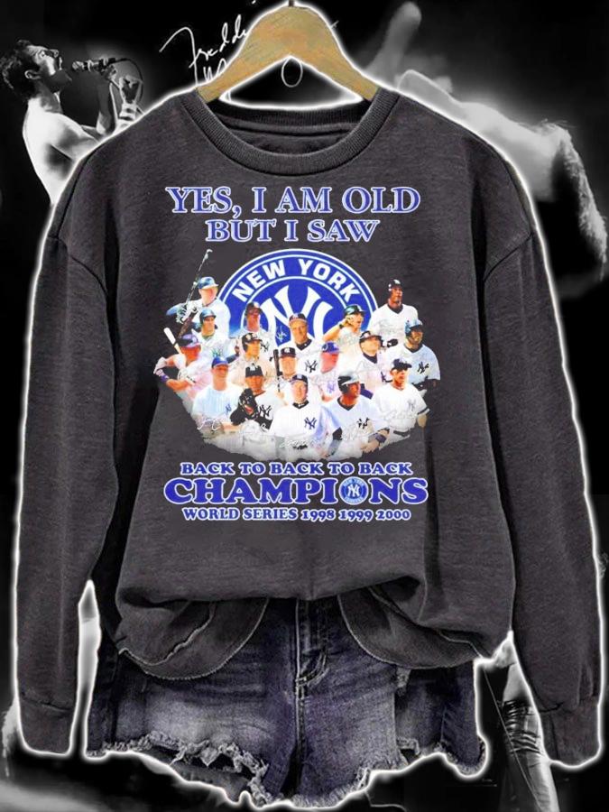 Yes I am old but I saw New York Champions t-shirt sweatshirt