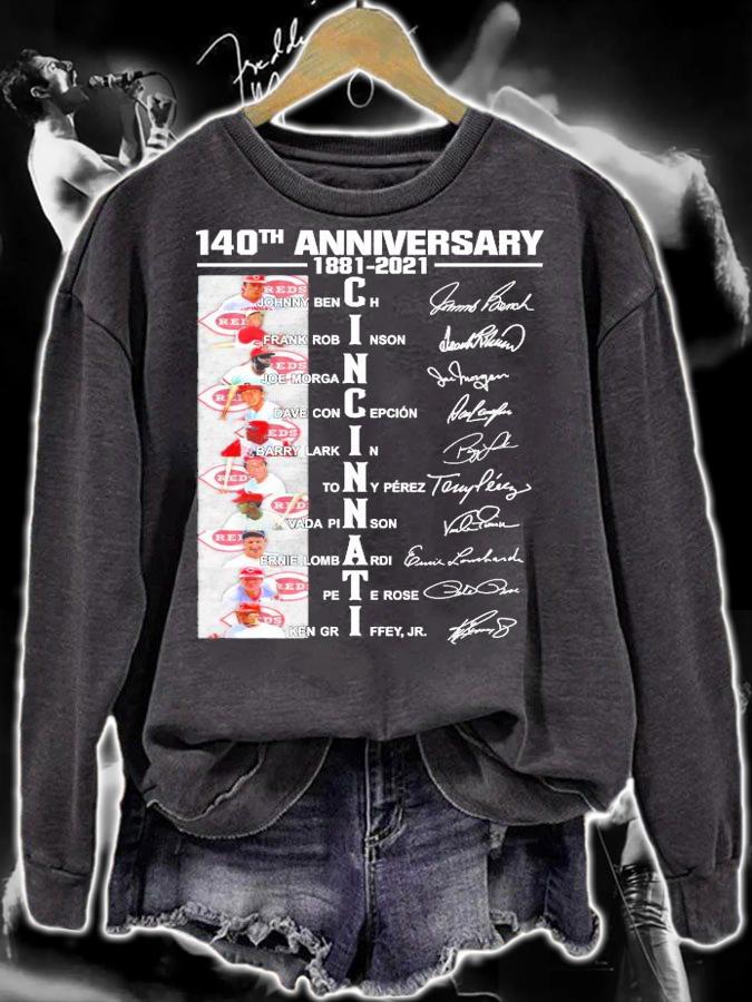 140th anniversary 1881-2021 Cincinnati signatures shirt sweatshirt