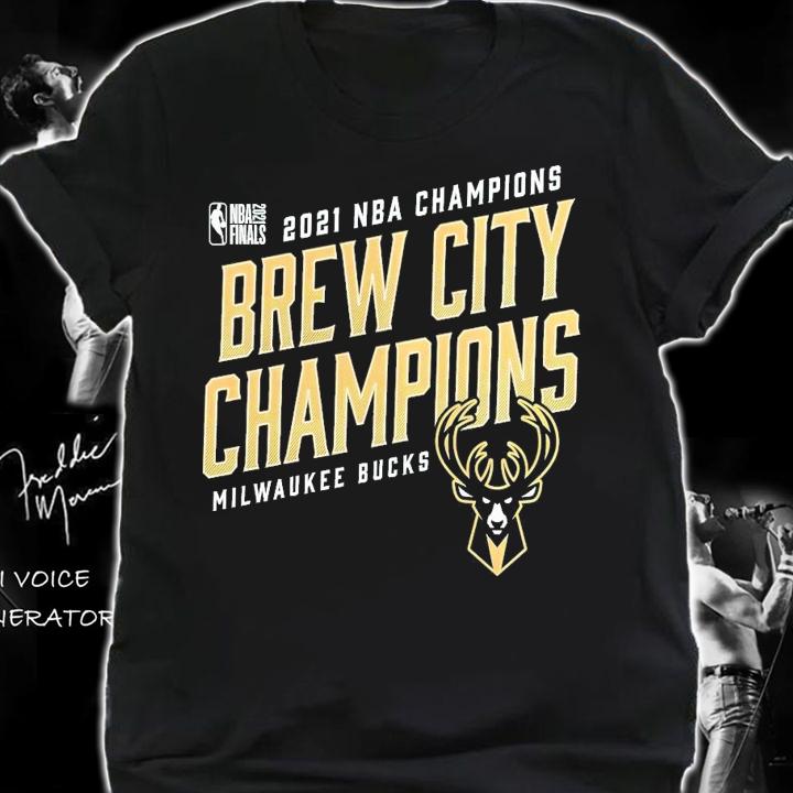 Milwaukee Bucks 2021 NBA Champions Brew city shirt
