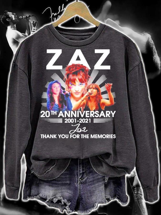 Zaz 20th Anniversary 2001 2021 Signature Thank You For The Memories t-shirt