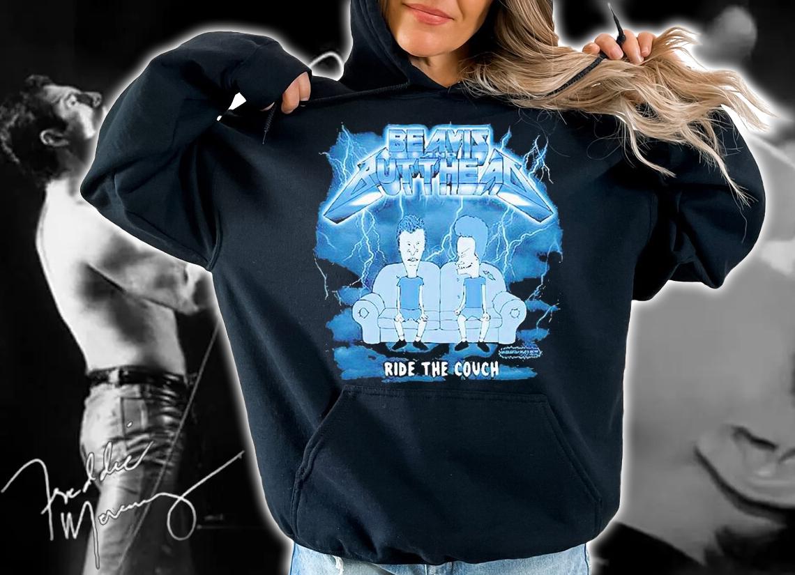 Beavis and Butthead Ride The Couch T-shirt hoodie