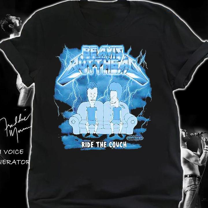 Beavis and Butthead Ride The Couch T-shirt shirt