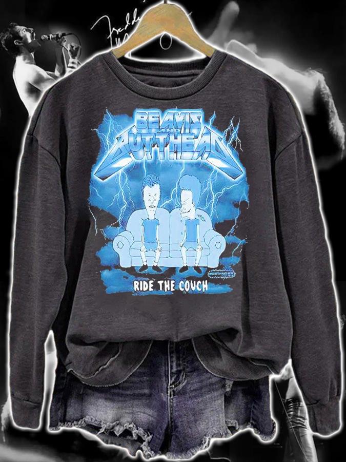 Beavis and Butthead Ride The Couch T-shirt sweatshirt