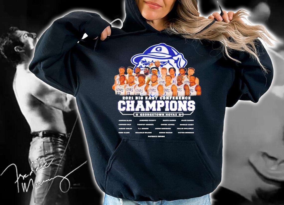 Georgetown Hoyas 2021 Big East Conference Champions shirt hoodie