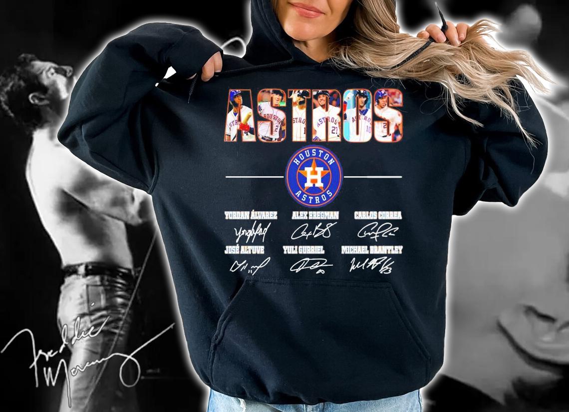 Houston Astros team signatures shirt
