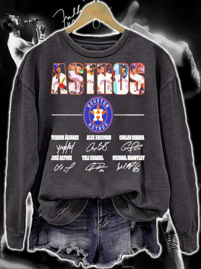 Houston Astros team signatures shirt
