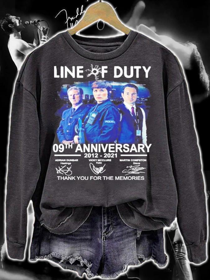 Line Of Duty 09th anniversary 2012-2021 signature shirt