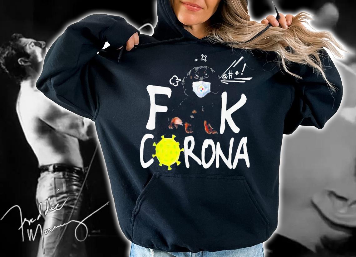 Pittsburgh Steelers Dachshund Fuck Corona t-shirt hoodie