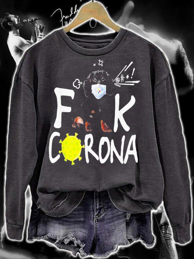 Pittsburgh Steelers Dachshund Fuck Corona t-shirt sweatshirt