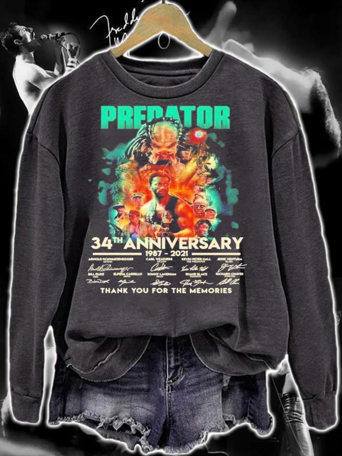 Predator 34th anniversary 1987-2021 thank you for the memories shirt sweatshirt
