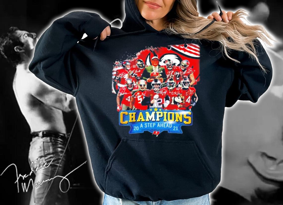 Tampa Bay Buccaneers Champions a step ahead 2021 shirt