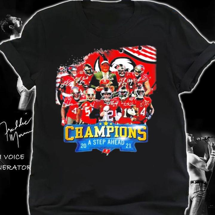 Tampa Bay Buccaneers Champions a step ahead 2021 shirt