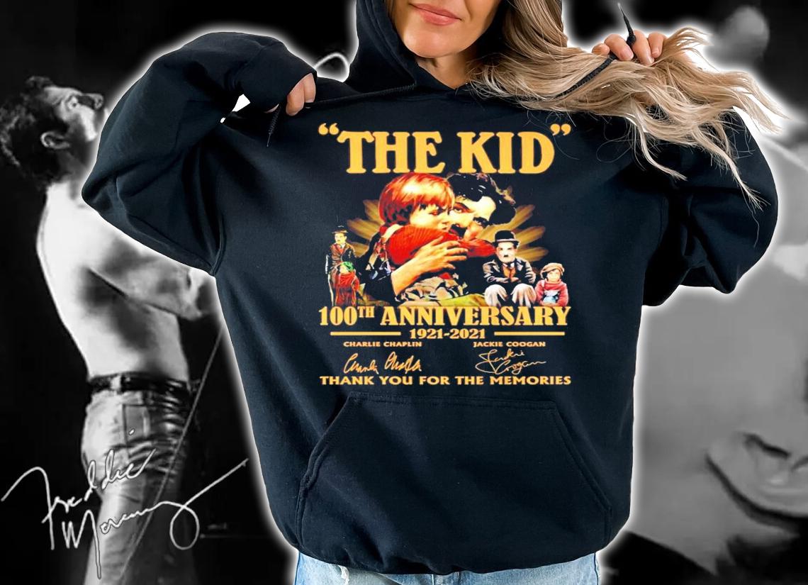The Kid 100th anniversary 1921-2021 signature shirt hoodie
