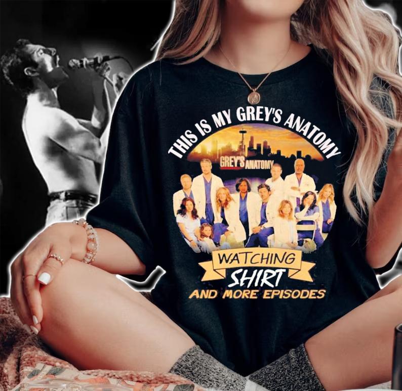 This Is My Grey's Anatomy Watching Shirt And More Episodes Shirt woman shirt