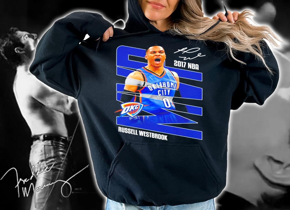2017 NBA Oklahoma Russell Westbrook signature shirt