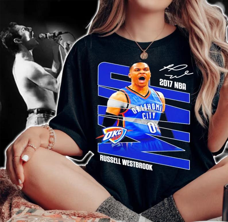 2017 NBA Oklahoma Russell Westbrook signature shirt