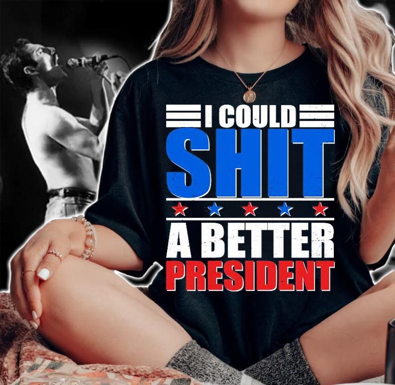 Anti Biden I Could Shit A Better President shirt woman shirt