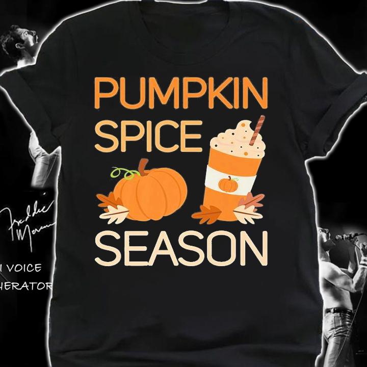 Cute Pumpkin Spice Season Autumn Fall Halloween T-Shirt
