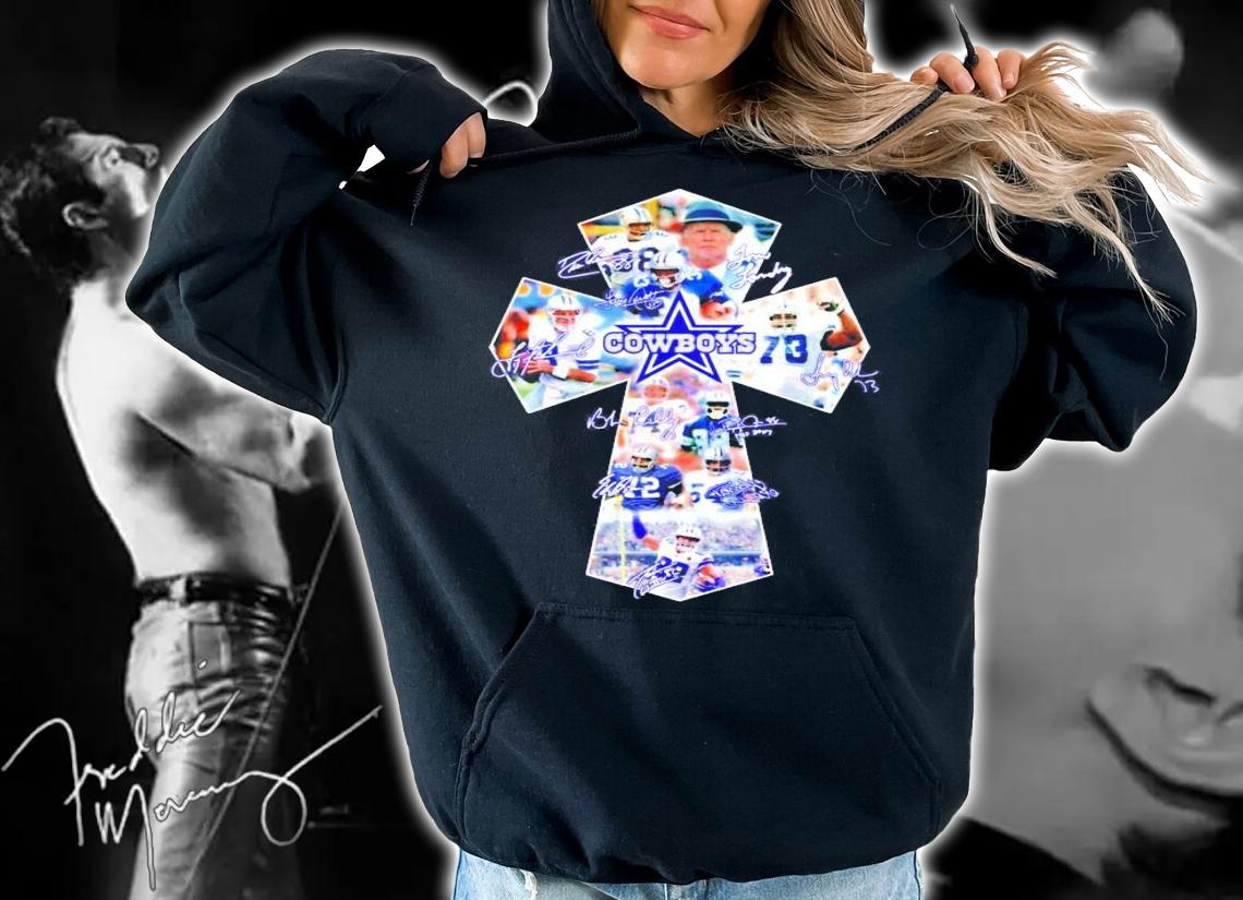 Dallas Cowboys Jesus all team signatures shirt hoodie