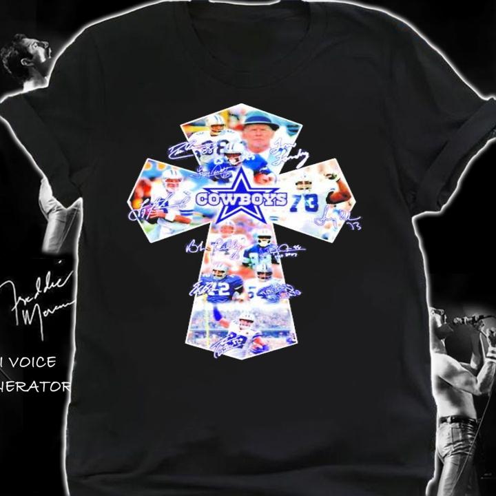 Dallas Cowboys Jesus all team signatures shirt shirt