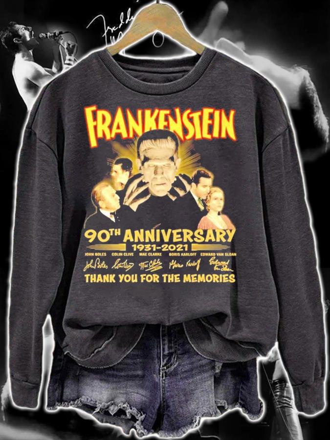 Frankenstein 90th anniversary 1931-2021 thank you for the memories shirt