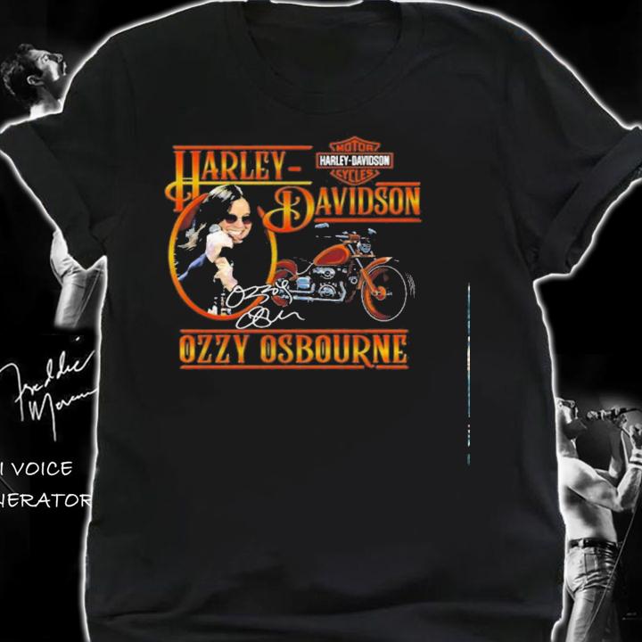 Harley Davidson Ozzy Osbourne Signature Shirt.Jpg shirt