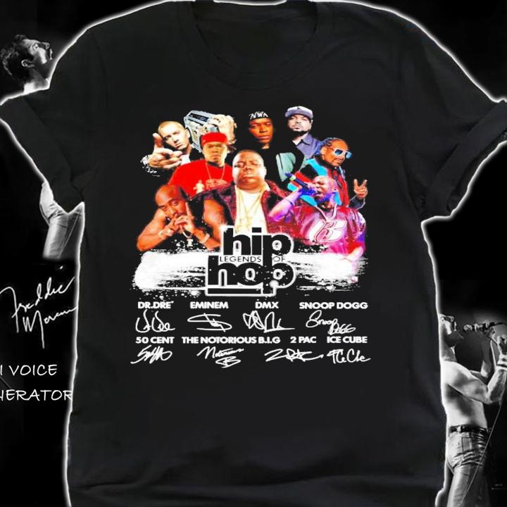 Hip Legends Of Hop signatures shirt