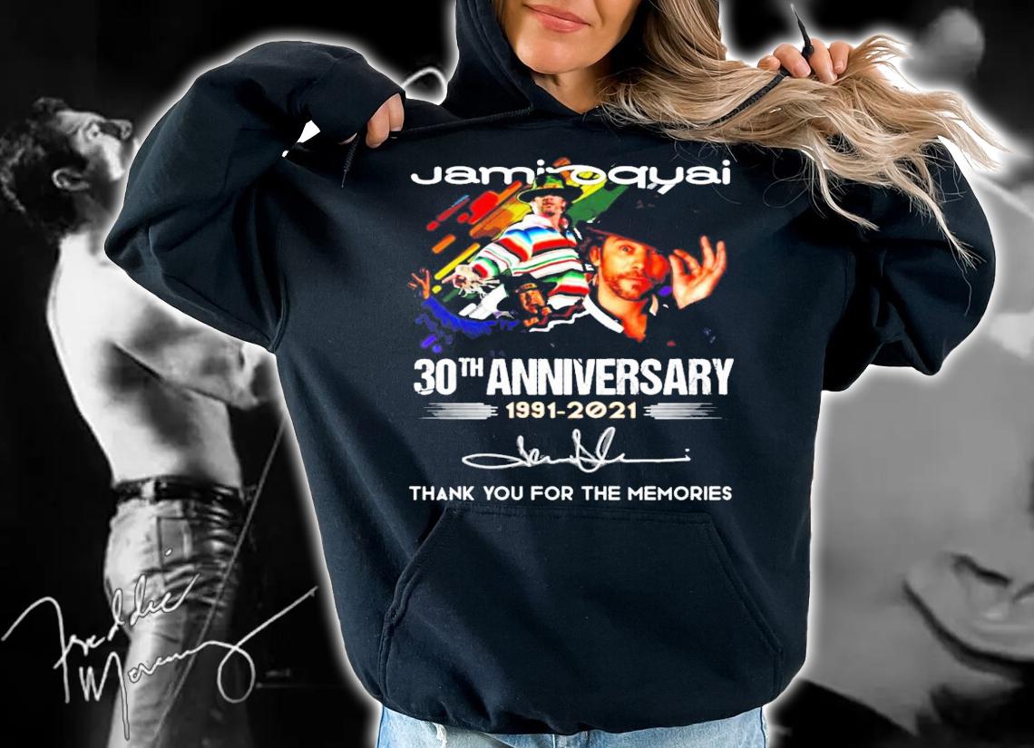 Jamiroquai 30th anniversary 1991-2021 signature shirt