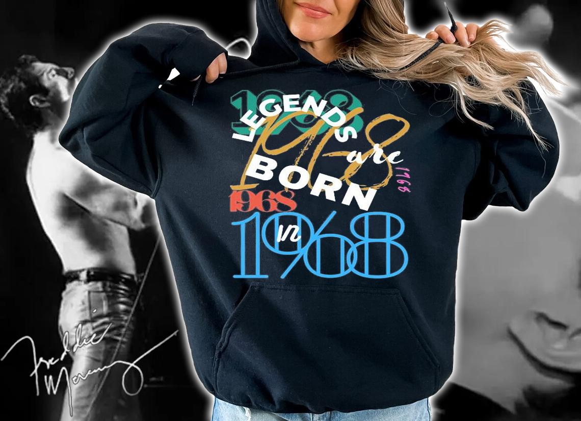 Legends are born in 1968 shirt hoodie