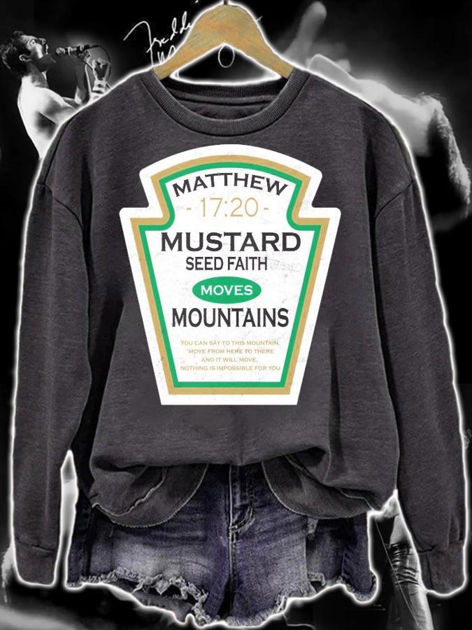 Matthew Mustard Seed Faith Moves Mountains shirt sweatshirt