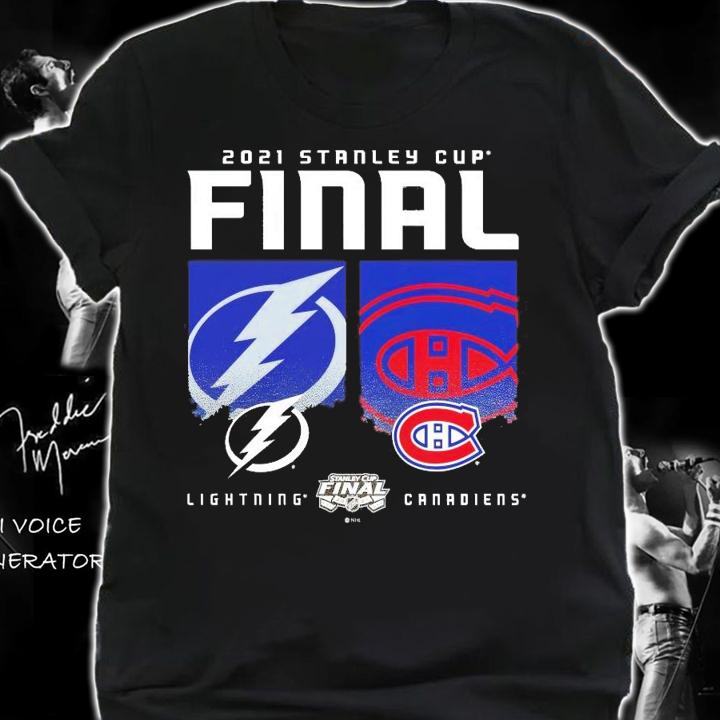 Montreal Canadiens and Tampa Bay Lightning 2021 Stanley Cup Final t-shirt shirt