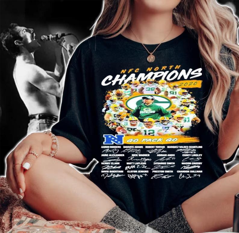 NFC Green Bay Packers North Champions 2020 go pack go shirt woman shirt