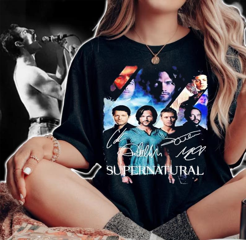 Supernatural movie film shirt woman shirt