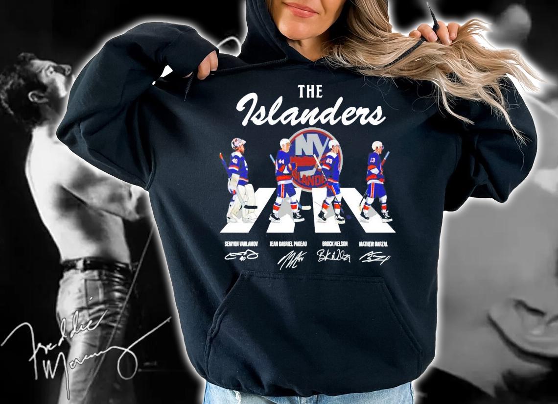 The New York Islanders Abbey Road signatures shirt