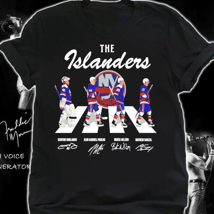 The New York Islanders Abbey Road signatures shirt