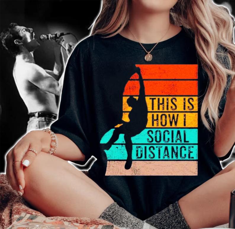 This is how I social distance vintage shirt woman shirt