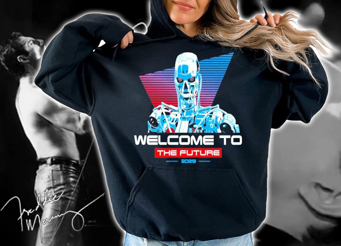 Welcome to the future 2029 shirt hoodie