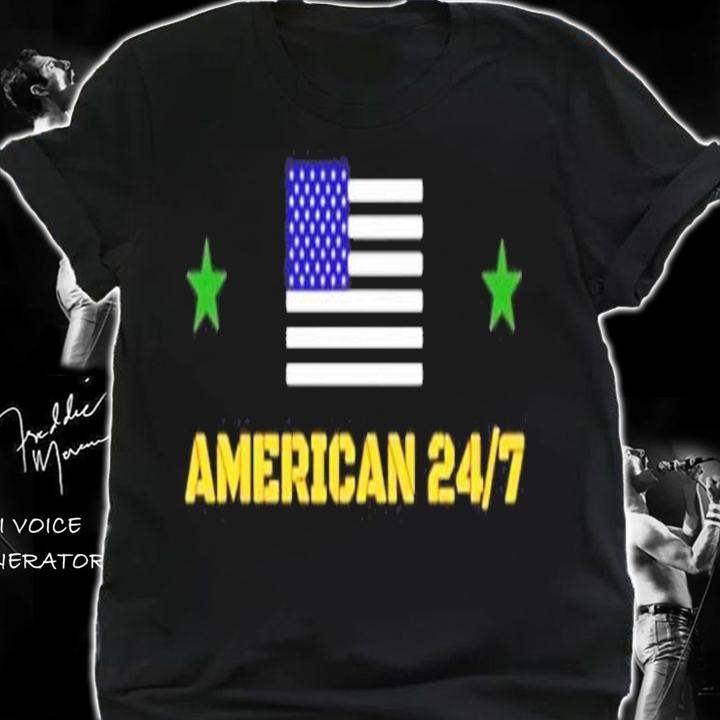 American 247 USA flag t-shirt shirt