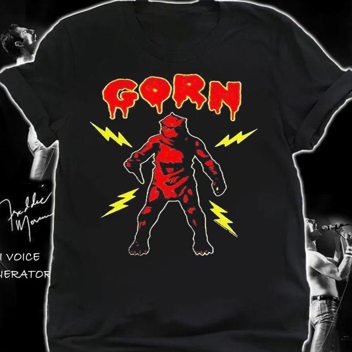 Star Trek original series Gorn lightning graphic T-shirt