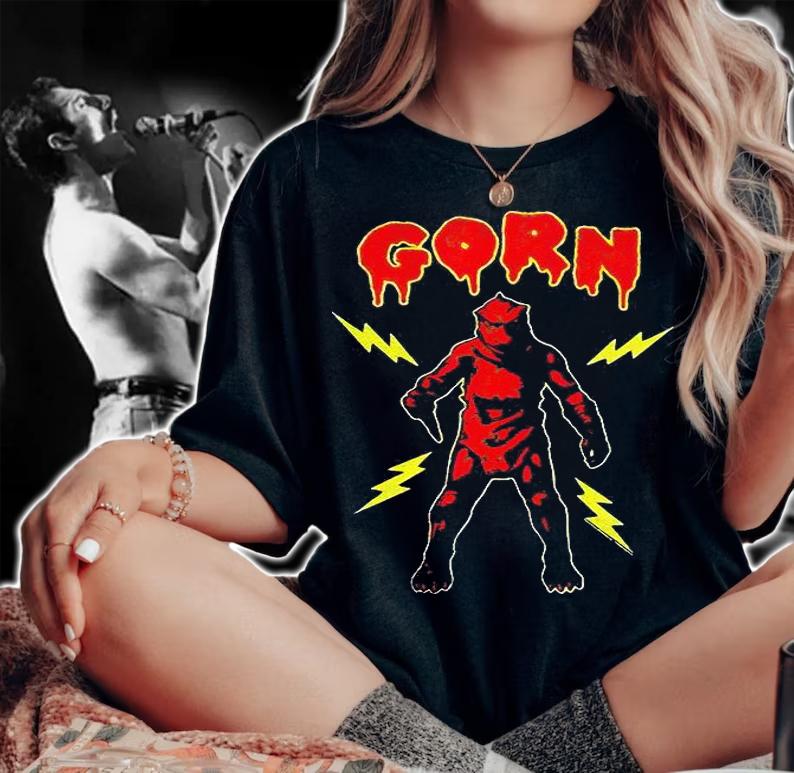 Star Trek original series Gorn lightning graphic T-shirt