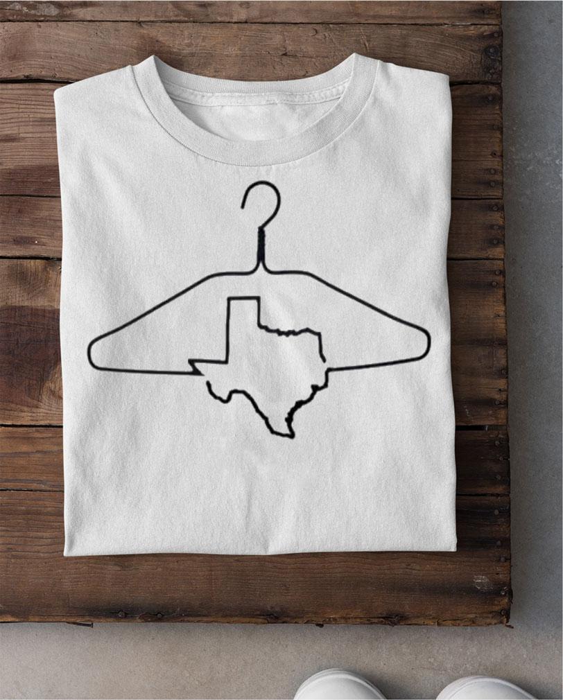 Abortion Coat Hanger Feminism Shirt Texas Map shirt