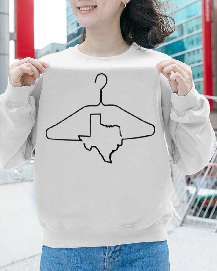 Abortion Coat Hanger Feminism Shirt Texas Map shirt