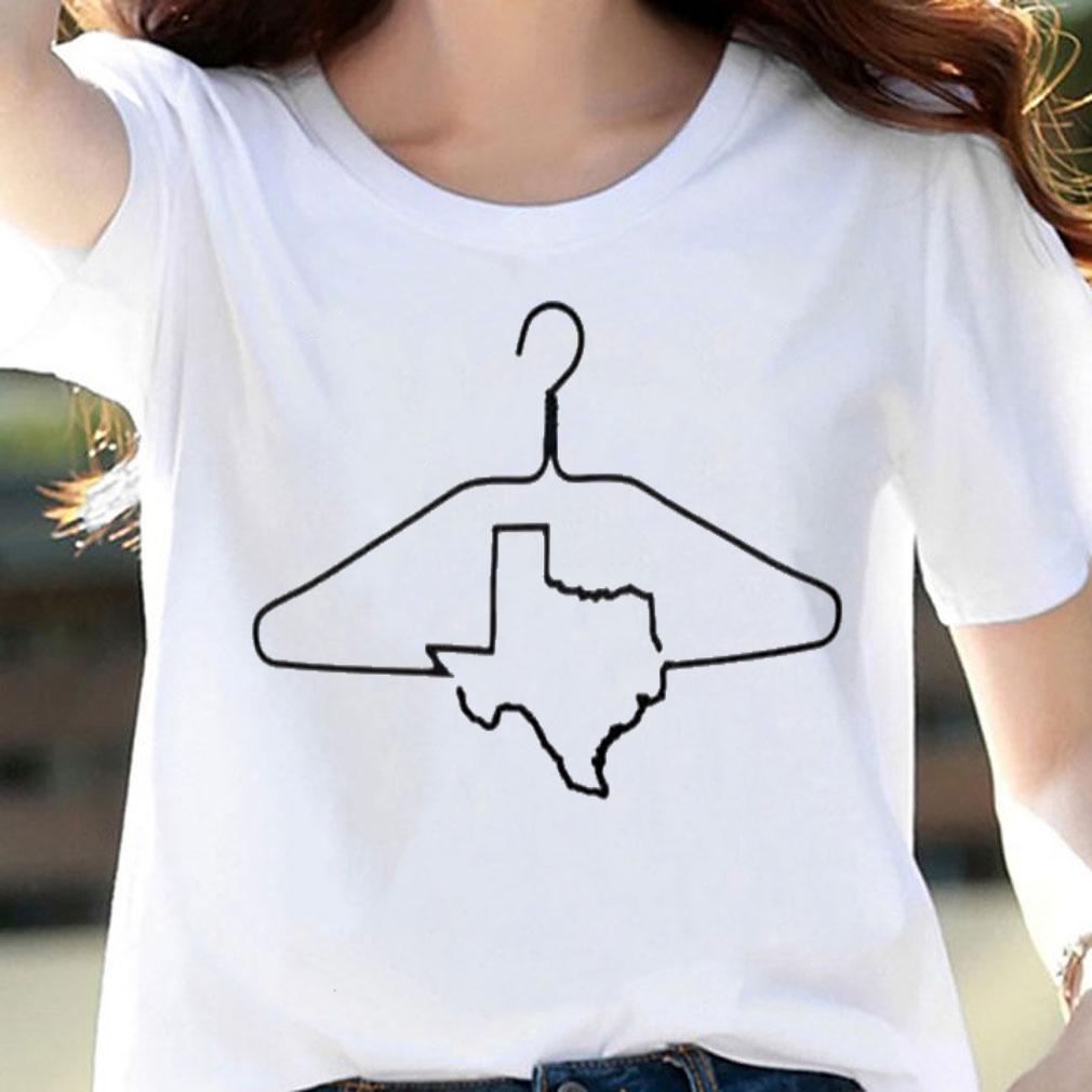 Abortion Coat Hanger Feminism Shirt Texas Map shirt
