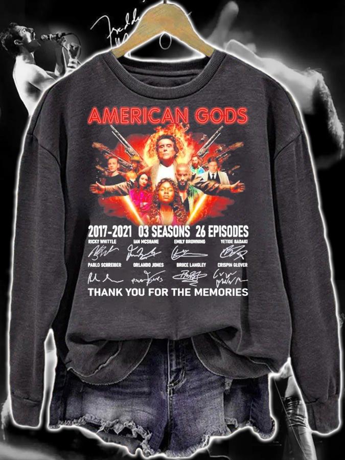 American Gods 2017 2021 03 seasons 26 episodes thank you for the memories shirt