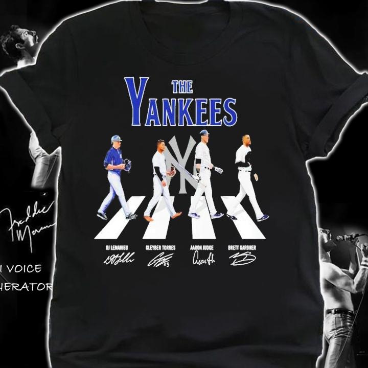 Best The Yankees Abbey Road signatures shirt shirt
