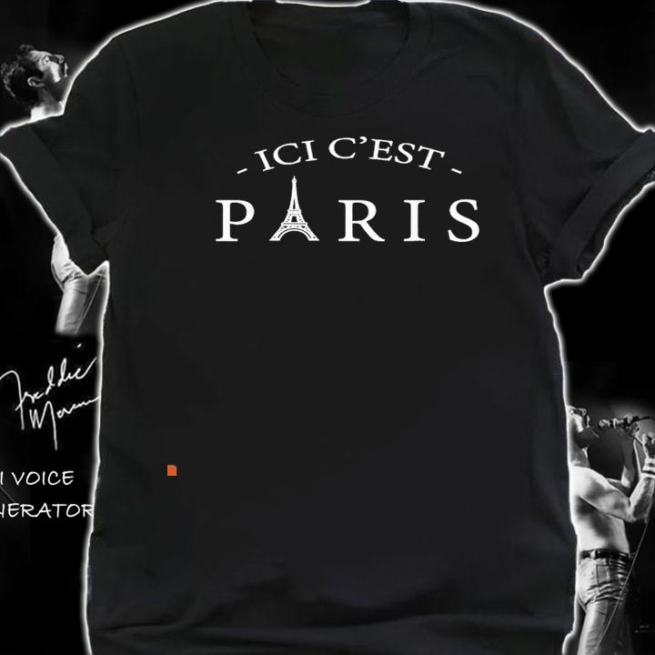 Ici C'est Paris Here it's Paris Welcome Messi 2021 shirt shirt